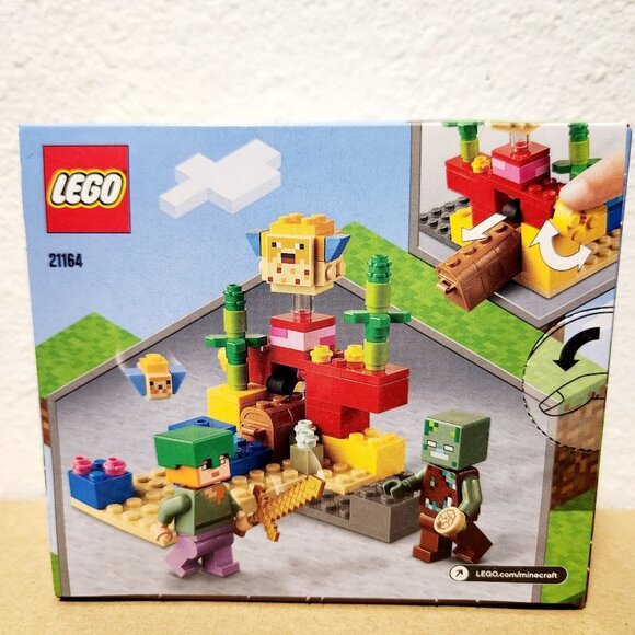 NEW LEGO Minecraft Building Set CHRISTMAS GIFT STOCKING STUFFER 21164 - Picture 2 of 7